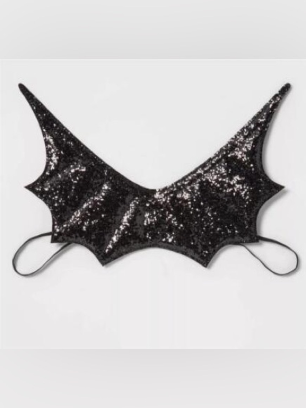 Black Sequin Bat Wings Halloween Pet Costume Cat Small Dog